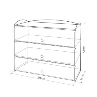 Gablota na kanapki i ciastka ABCG010P - 2