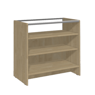 Lada z przeszkloną górą, klon naturalny - 2