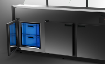 Powiększony przechowalnik – od 4 do 8 pojemników EURO 2