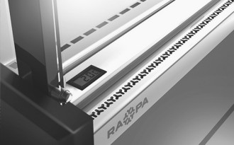 Powierzchnia ekspozycyjna o głębokości 75 cm